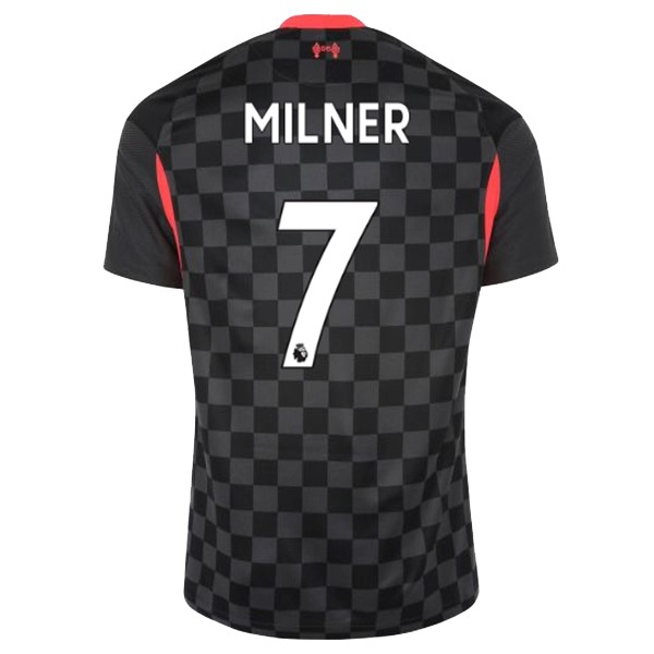 Camiseta Liverpool NO.7 Milner Replica Tercera Ropa 2020/21 Negro